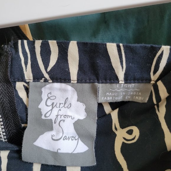 Anthropology, Taylor Swift, Girls from Savoy, Size 8, Black/White pattern. - Picture 4 of 4